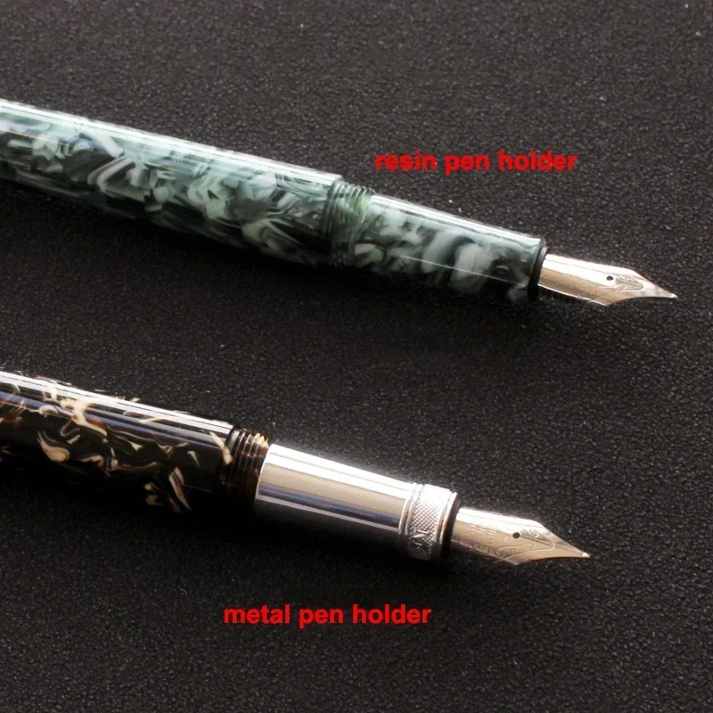 Hot Van Gogh Starry Sky Resin Beautiful Fountain Pen Students Smooth Writing Business Gift Resin/Metal Pen Holder