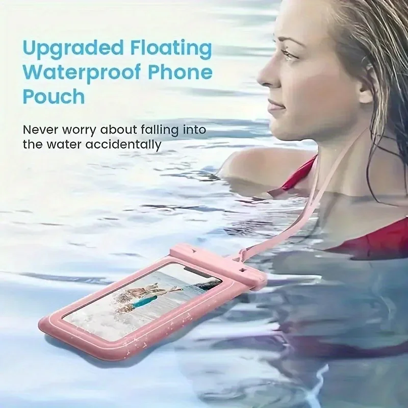 1pc Universal Waterproof Phone Pouch, Touch Screen Transparent for Swimming Diving Surfing, Hot Spring Dry Bag Scuba Gear image 6