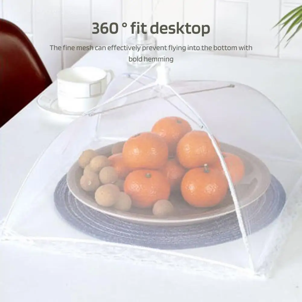 

Mesh Food Cover Table Food Tent Mesh Screen Large Dish Cover Outdoor Camping Outside Picnic Collapsible Food Tent Umbrella Net