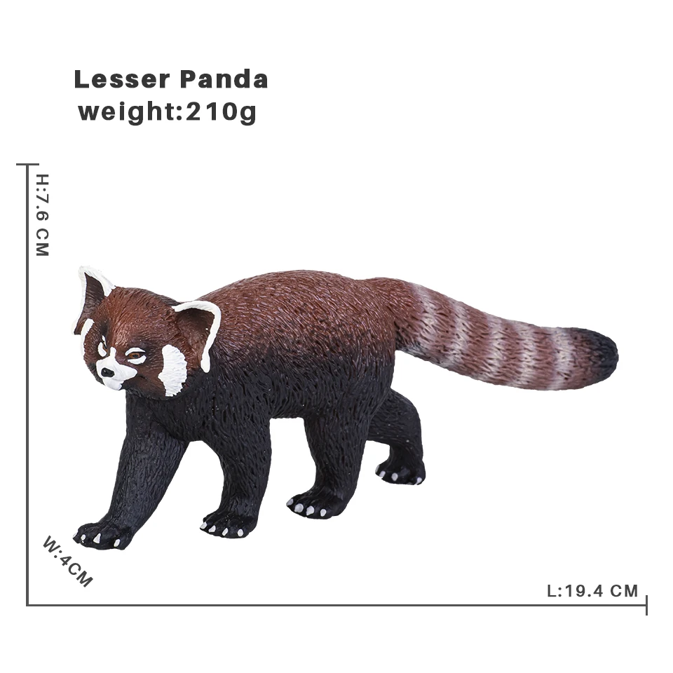 Solide Simulation wilde Zoo Tier Antilope Giraffe Panda Schwein Modell Action figuren Elefant Tiger Figuren Spielzeug für Kinder – Detail 14