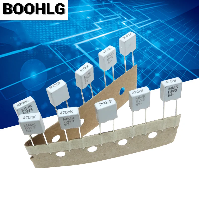 10 個 EVOX-RIFA スウェーデン Lifa 63V 470NF 63V 0.47UF 63V 474 MMK フィルムコンデンサ 5MM フットピッチ
