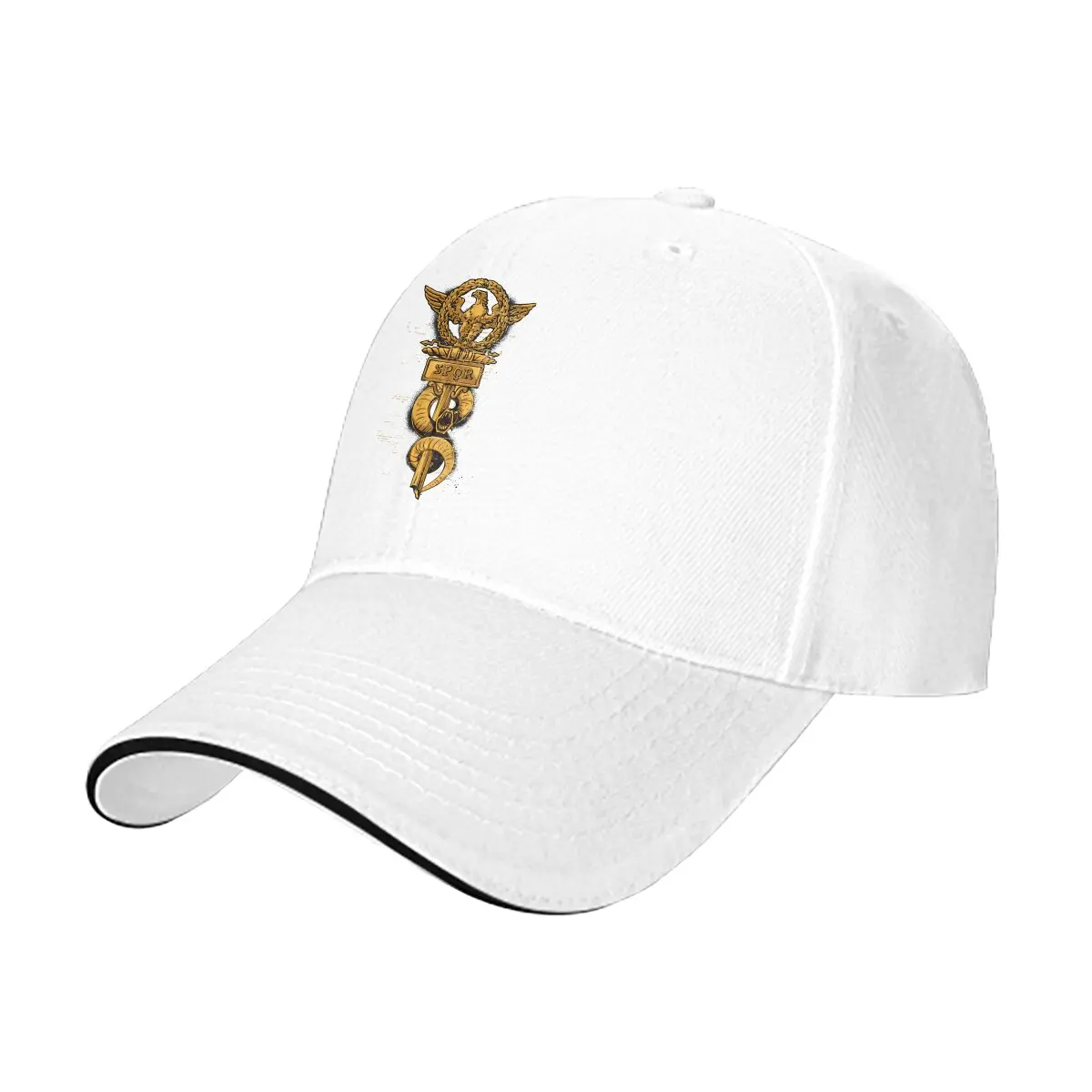 Pure Color Dad Hats SPQR  Defenders Of Rome Hat Sun Visor Baseball Caps Ancient Rome Peaked Cap