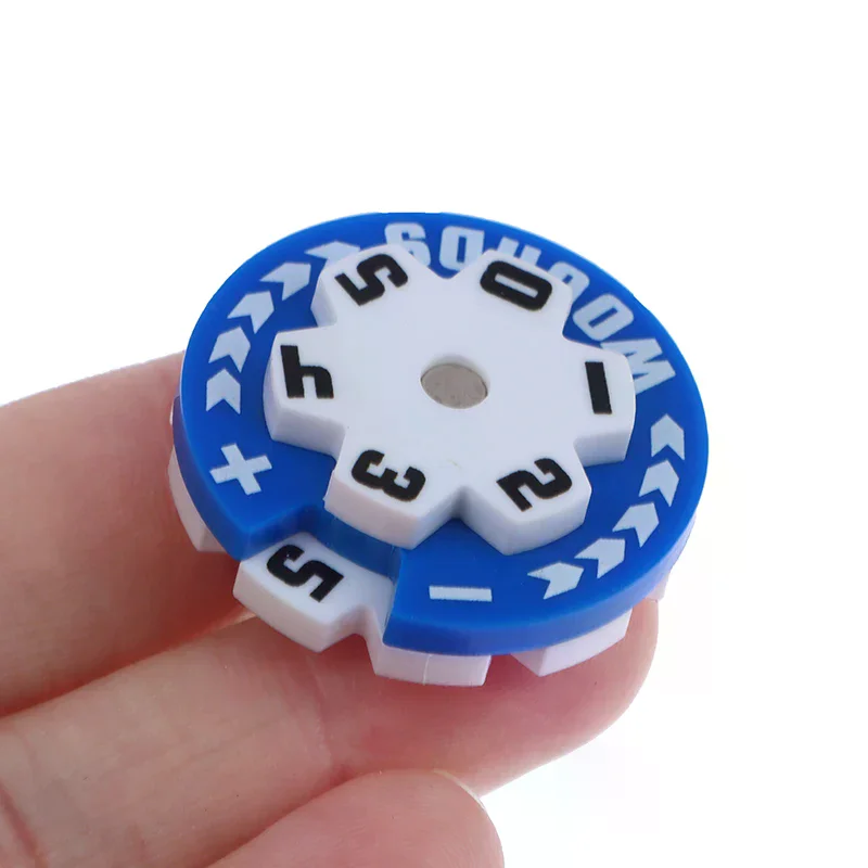 Random Color Small Size Counter 32MM Round Health Damage Wounds Tracker Acrylic 1PC 0-59 Life Tracker