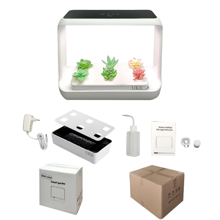 Home Desk Garden Hydroponic Growing Systems Portable Smart Garden Indoor Minimalist ABS Smart Kitchen Smart Products for Kitchen