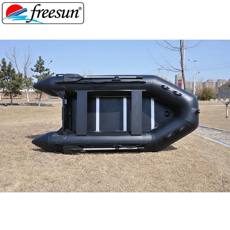 0.9mm Korea PVC Light Weight Rowing Boats Inflatable Pontoon Sport Boat With Aluminum Floor