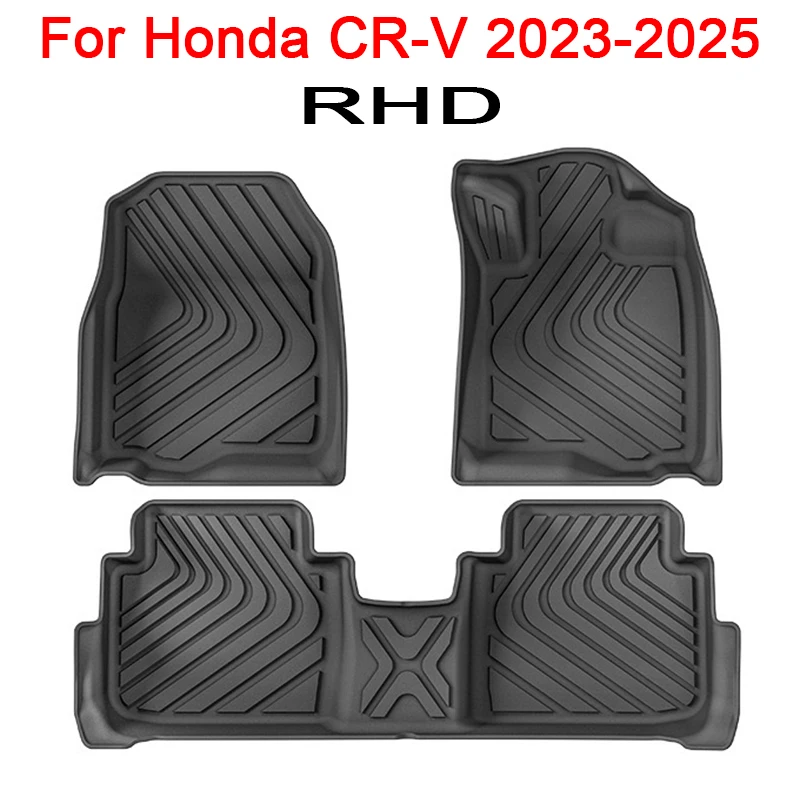 

for Honda CR-V CRV 2023 2024 2025 Fuel Car Floor Mats 3D Foot Pads TPE Waterproof Protective Auto Accessories Right Rudder