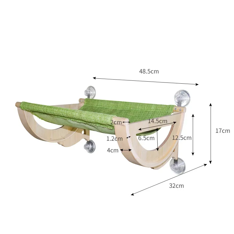 Cat nest Cat house pet nest climbing frame hammock perches wood wall hanging pet furniture scraping board cat ledges