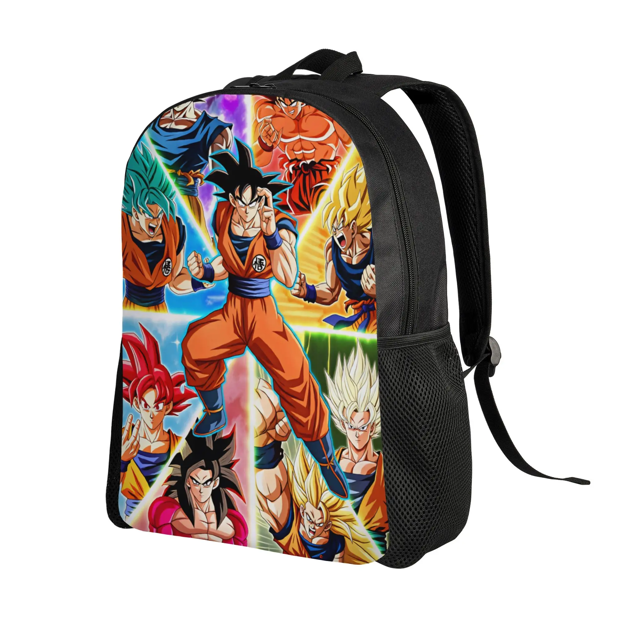 Son Goku Backpack Dragons Balls Funny Backpacks Teen Trekking Lightweight High School Bags Custom Rucksack