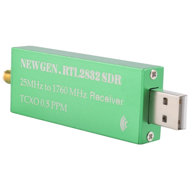 

USB Adapter RTL-SDR RTL2832U + R820T2+ 1Ppm TCXO TV Tuner Stick Receiver