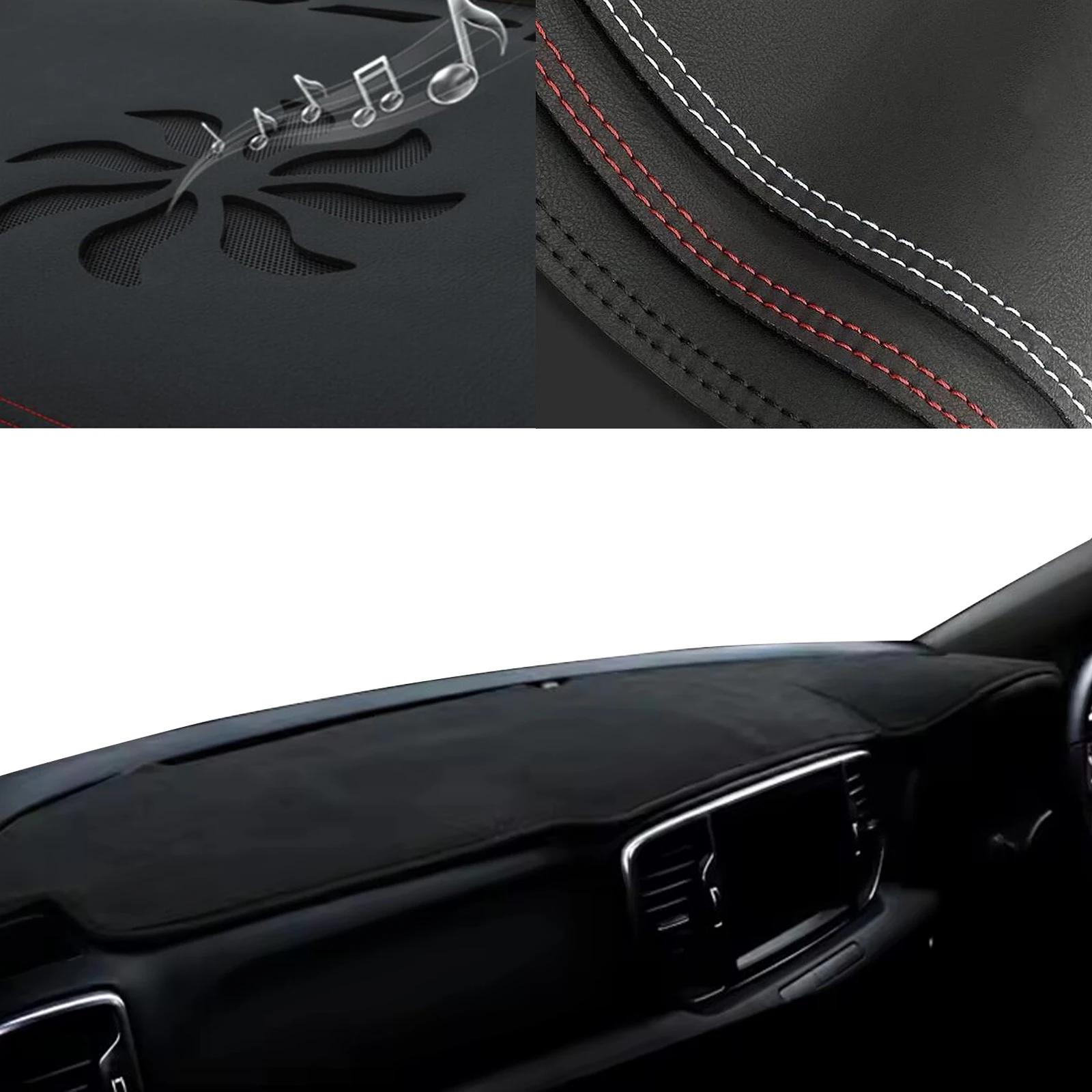 

for Kia Sportage 2016 2017 2018-2020 Special Customized Dashboard Cover Anti‑Glare Sunshade Pad Dash Mat Interior Accessories