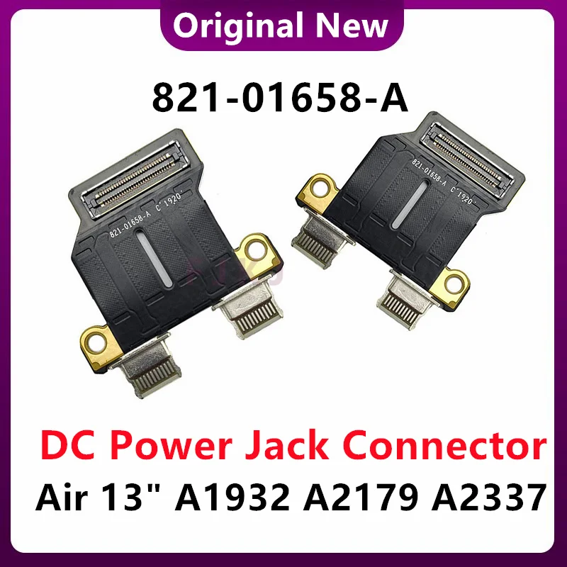 

Новый USB-C разъем питания DC Jack 821-01658-03 821-01658-A для Macbook Air 13 "A1932 A2179 A2337 конец 2018 2019 2020