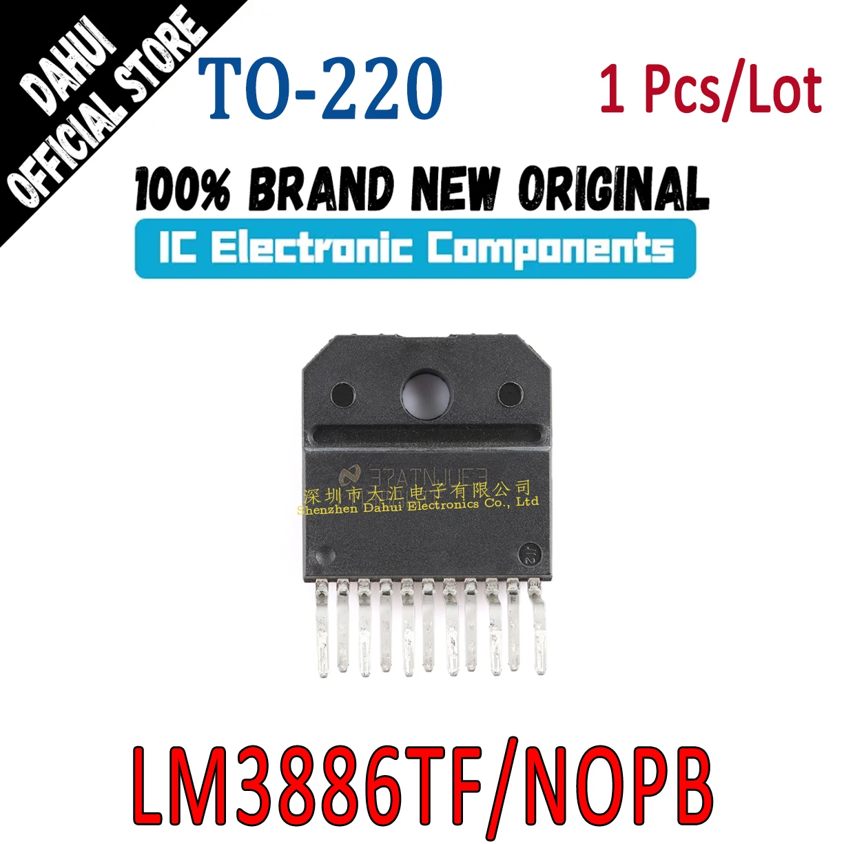 

LM3886TF LM3886TF/NOPB TO-220-11 Audio amplifier chip IC new original
