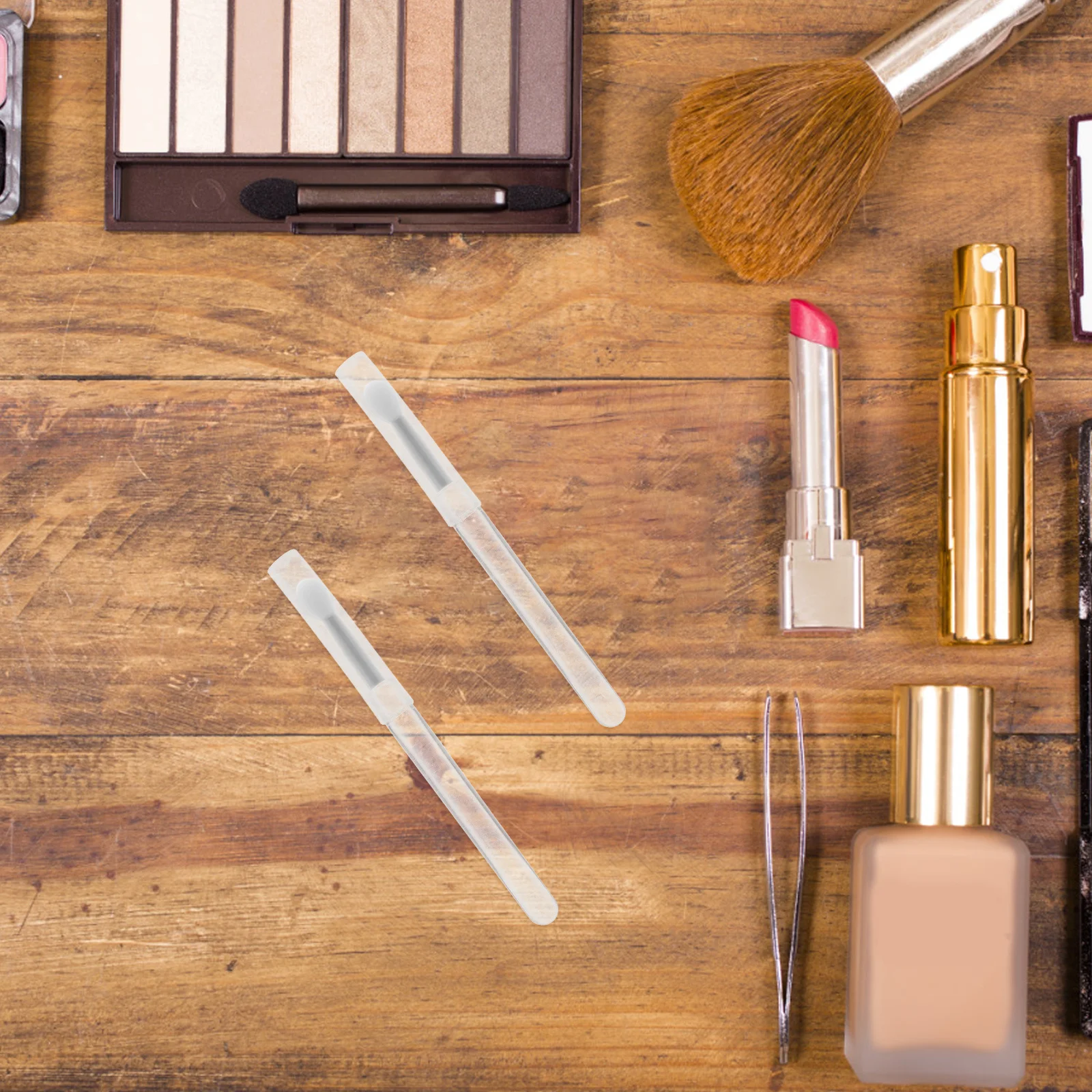 Ensemble de 10 pinceaux à lèvres en silicone, mini, portables, avec capuchon, poils doux, application précise pour rouge à lèvres, brillant à lèvres, baume à lèvres, maquillage