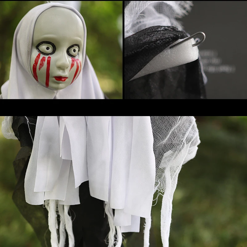 Halloween horror crânio fantasma ao ar livre casa assombrada assustador pingente adereços decorações de suspensão decorações de festa de halloween suprimentos