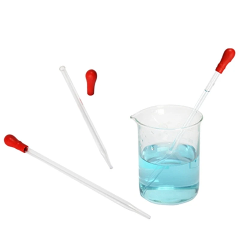 Pipette de transfert médicale, 10 pièces de 9cm/10cm/12cm/15cm/20cm de verre Long Durable, Pipette de laboratoire pour expérience