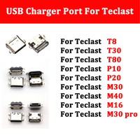 2pcs USB Charger Jack Port For Teclast T8 T30 T80 P10 P20 M30 M40 M30pro M16 BUSB Charging Plug Dock Socket Replacement Parts