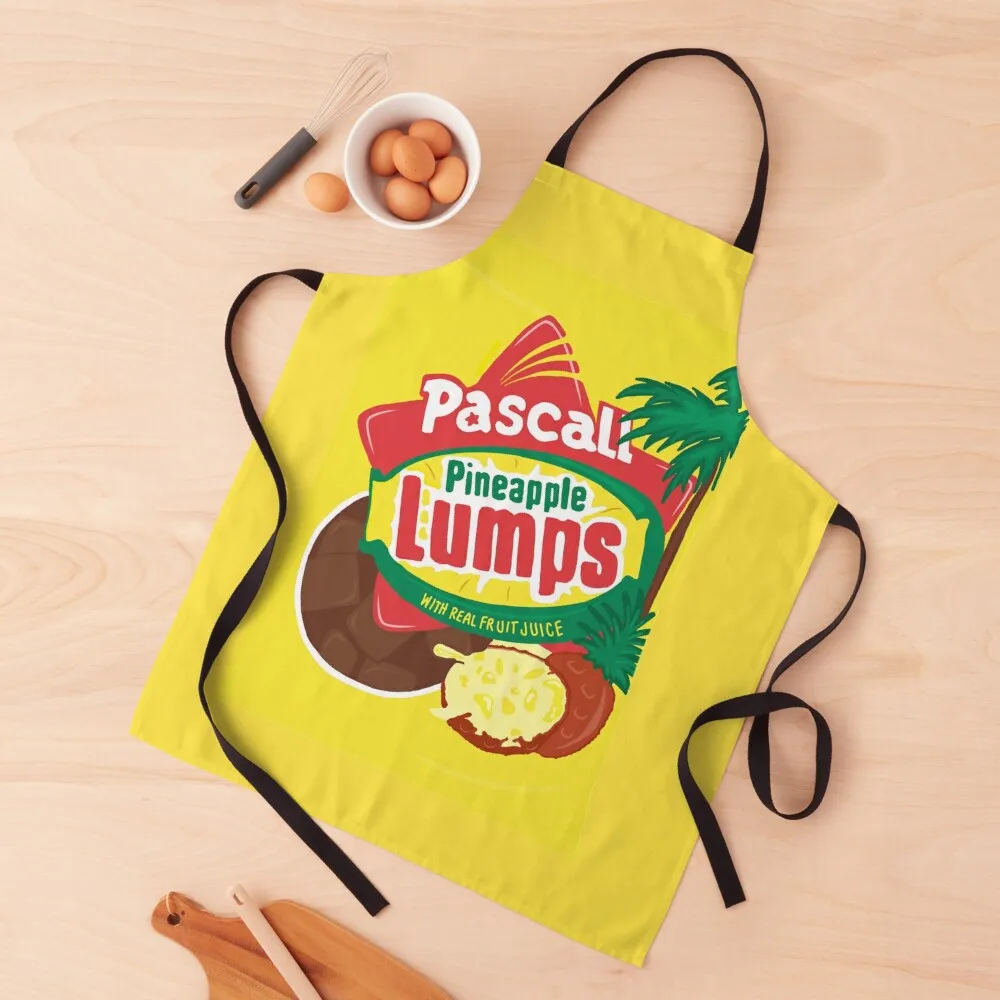 

Pineapple Lumps-New Zealand-Sticker Apron Korean Kitchen Apras For Women Kitchen Tools barber men Apron