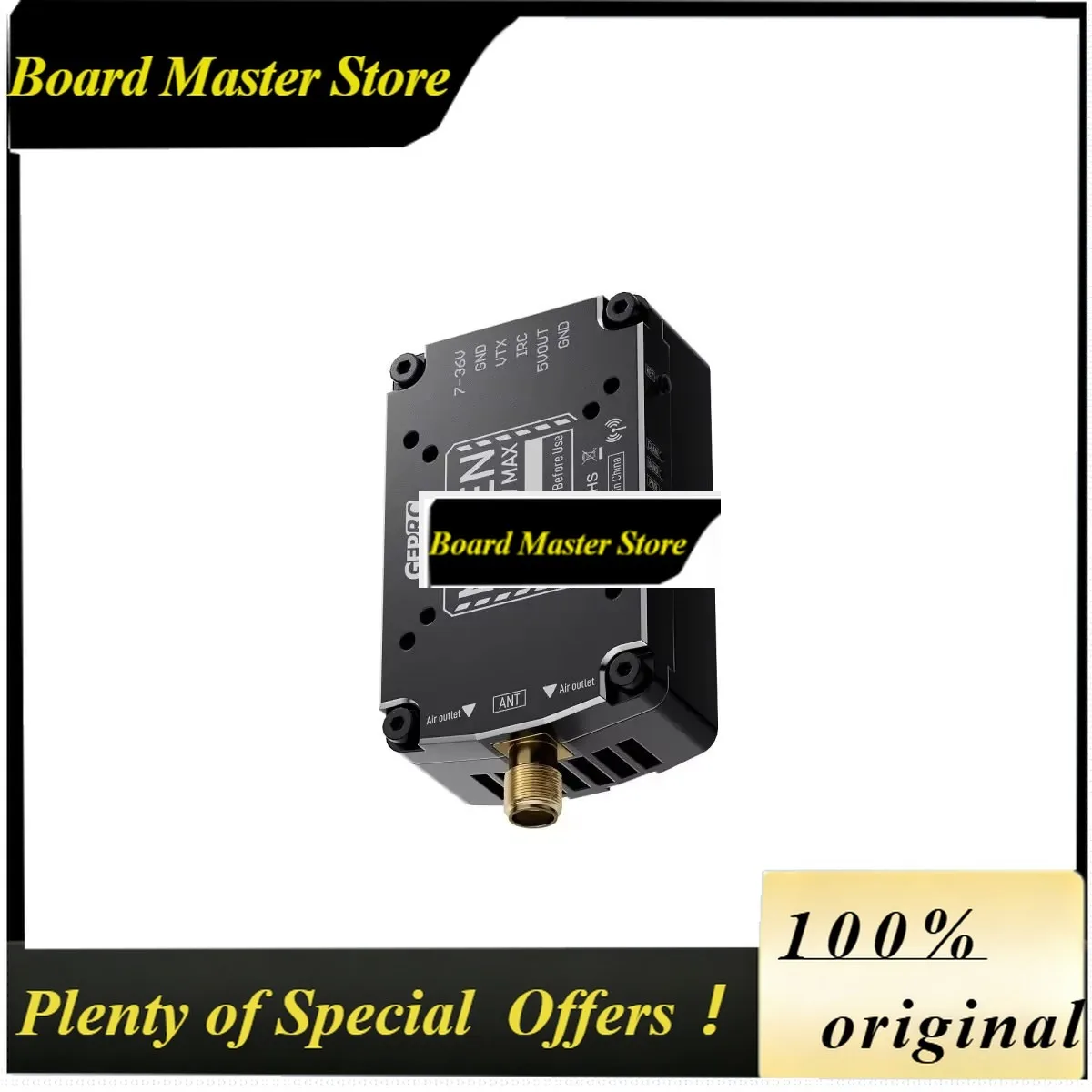 BoMsGEPRC MATEN 5.8G 5W VTX PRO 5000mW Long Range 4.9-5.8GHz 80CH VTX DIY RC FPV Quadcopter Freestyle Drone RC Parts