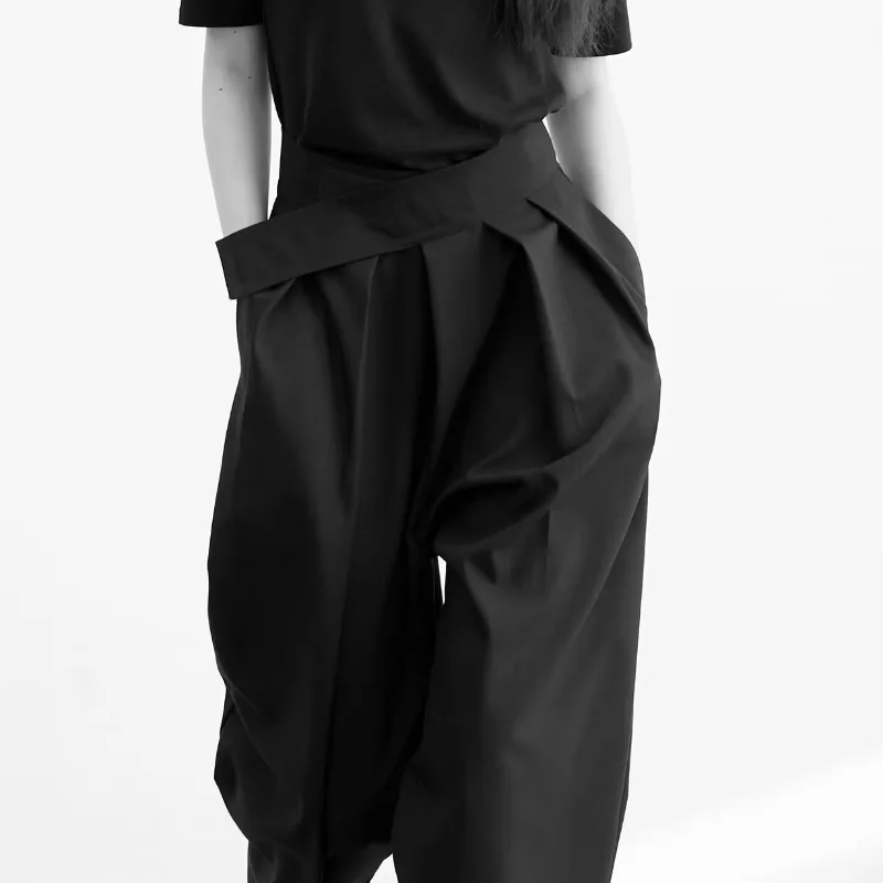 

Black Suit Pants Wide Leg for Women Spring Autumn New Hanging Feeling Floor Dragging Pants Office Lady Cool Full Aura Unleashed