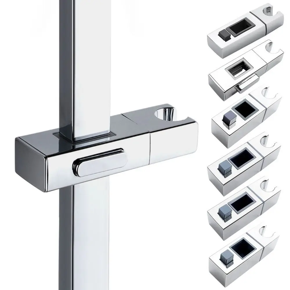 Bathroom Slide Bar Shelf Shower Head Holder Sprayer Fixed Base Riser Rail Bracket Replacement Useful Hardware Bath Accessories