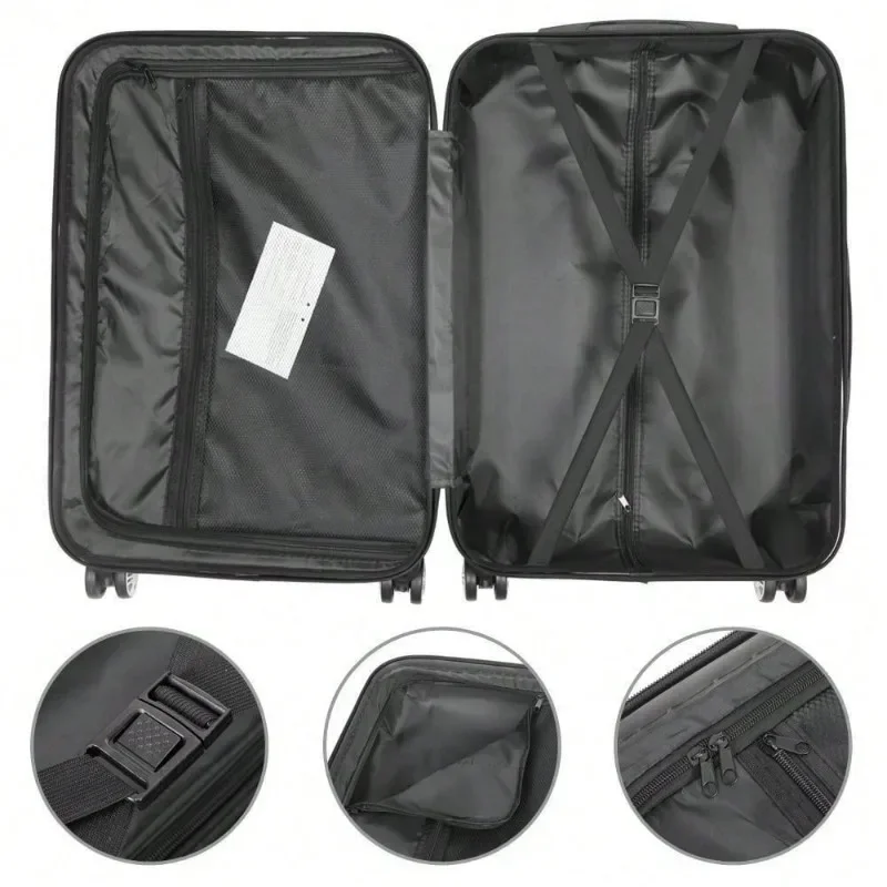 New Travel Spinner Luggage Set Bag Trolley Carry On Suitcase