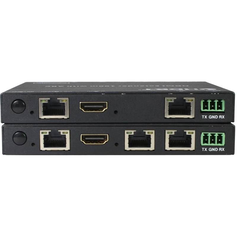 Up to 100M 4K2K@50/60Hz (YUV444) IR/RS-232/Ethernet/POC 18Gbps HDBaseT 2.0 Extender HDMI Extender with ARC