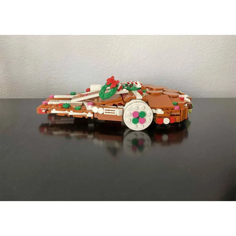 

Строительные блоки MOC, серия «Космические войны», рождественское издание, космический корабль, творчество, образование, игрушка-головоломка, Juguetes, рождественские подарки, 476 шт.