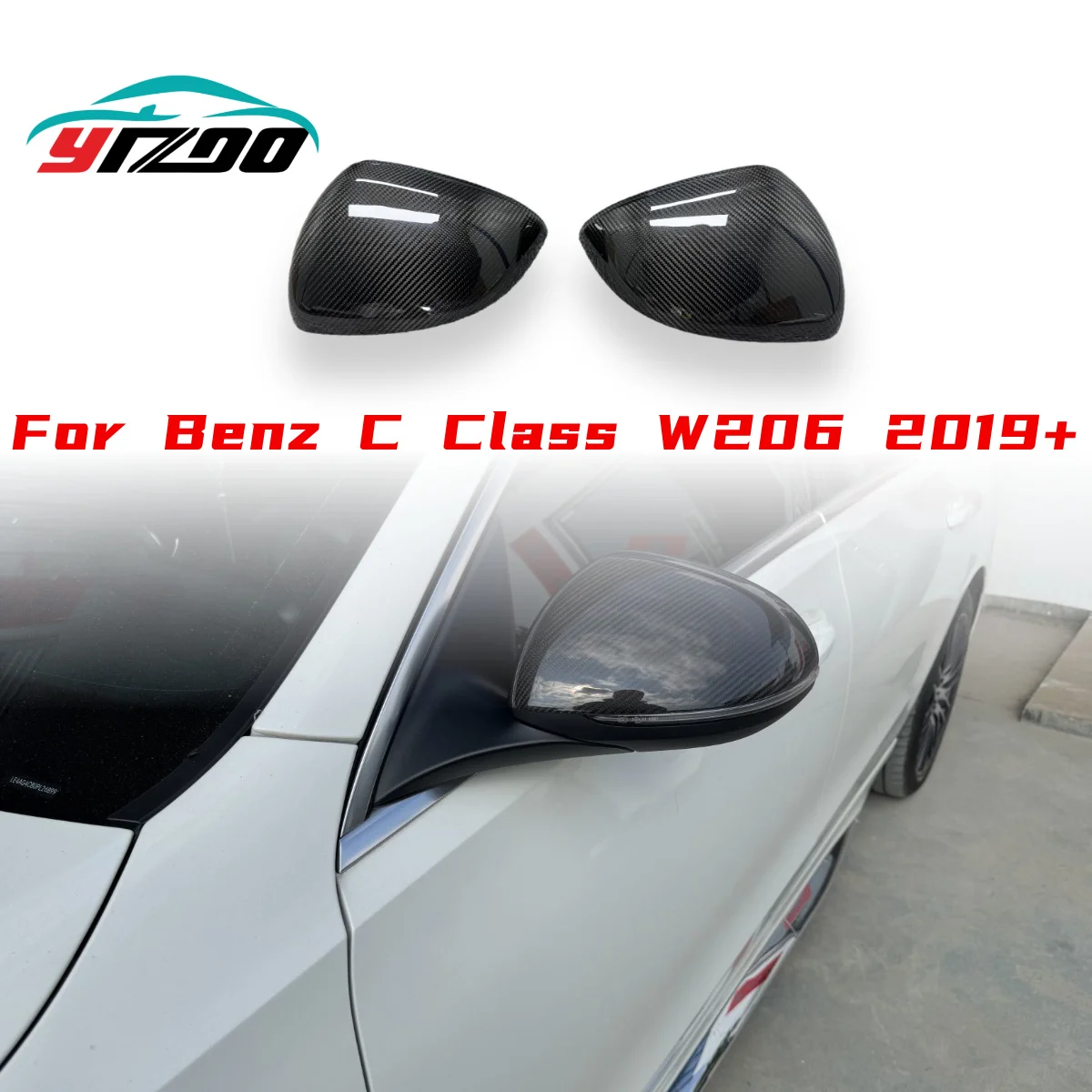 

W206 223 214 Стиль сухого углеродного волокна, боковые зеркала, крышки, подходят для Mercedes Benz C_SE EQE_S Class Ture Factory Fitment