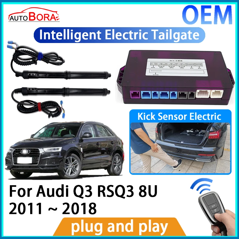 

AutoBora Intelligent Electric Tailgate Automatic Lifting Kit Remote Control Opener Trunk for Audi Q3 RSQ3 8U 2011 ~ 2018