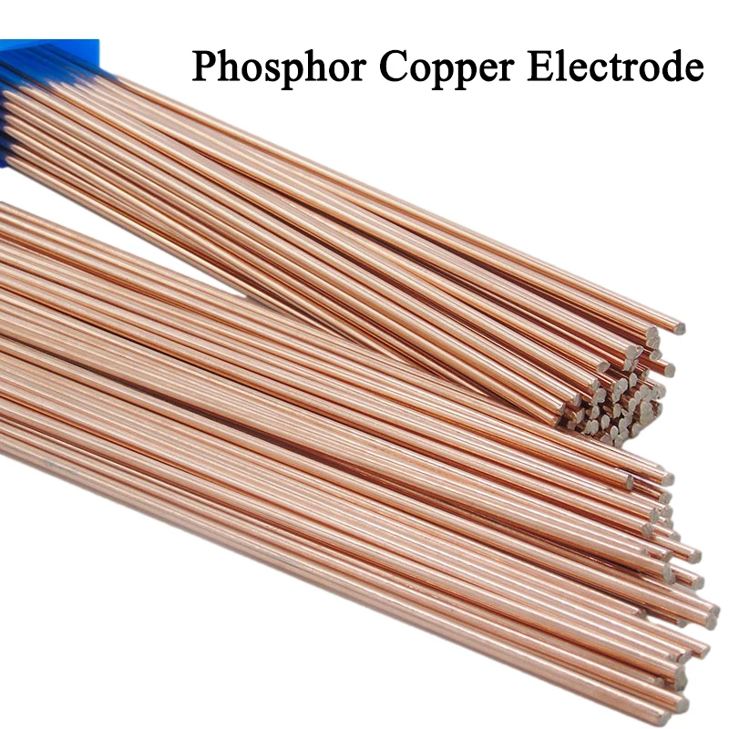 1/1.5/2/2.5/3/4mm 50cm Brass Welding Rod Phosphorus Copper Electrode Welding Wire Soldering Rod Bronze No Need Solder Powder