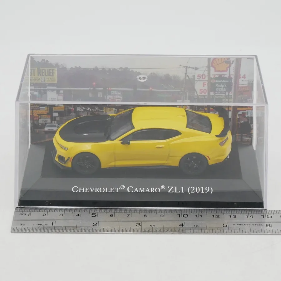 1:43 Scale Camaro ZL1 2019 Alloy Car Model Collection Ornaments