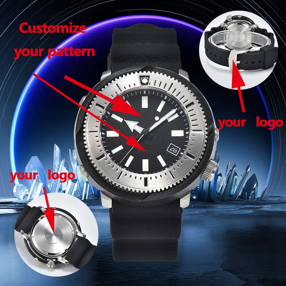 NH35 Watch Sapphire Luxury Watch NH35 Movement Customizable Top grade Men\'s Automatic Watch Stainless Steel Case