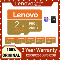 Lenovo 2TB 64GB Micro TF SD Card 1TB Class10 U3 4K Memory Card A1 TF Card For Computer Drone Camera Surveillance Device Phone