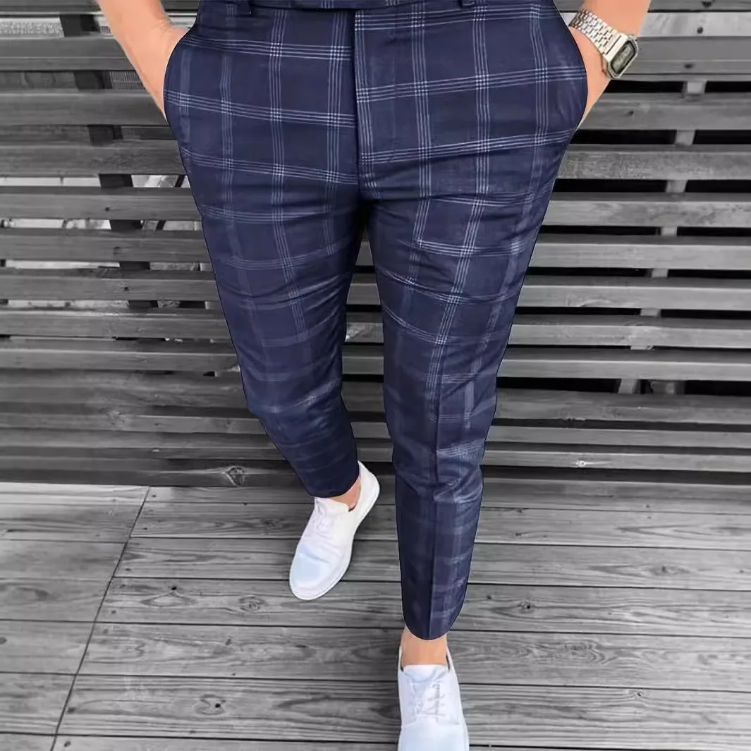 Casual Pants Men's Trousers Loose Suit Pants Light Business Suit Pants Spring And Autumn Trousers
