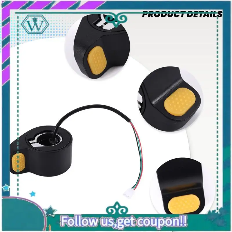 AA92-Hoverboard Throttle Booster Accelerator For Ninebot MAX G30 Electric Scooter Finger Transfer Kits