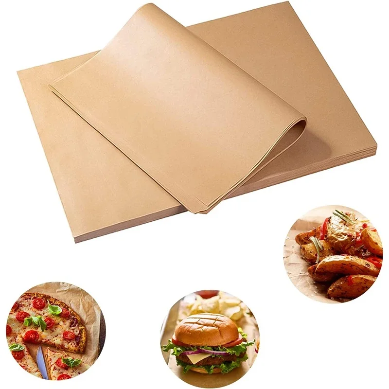 

100pc Resistant Baking Sheets Oil-Proof Paper Cloth Oven Pad Non-Stick Baking Mat Fiberglass Cloth Baking Tools Cake Accessories