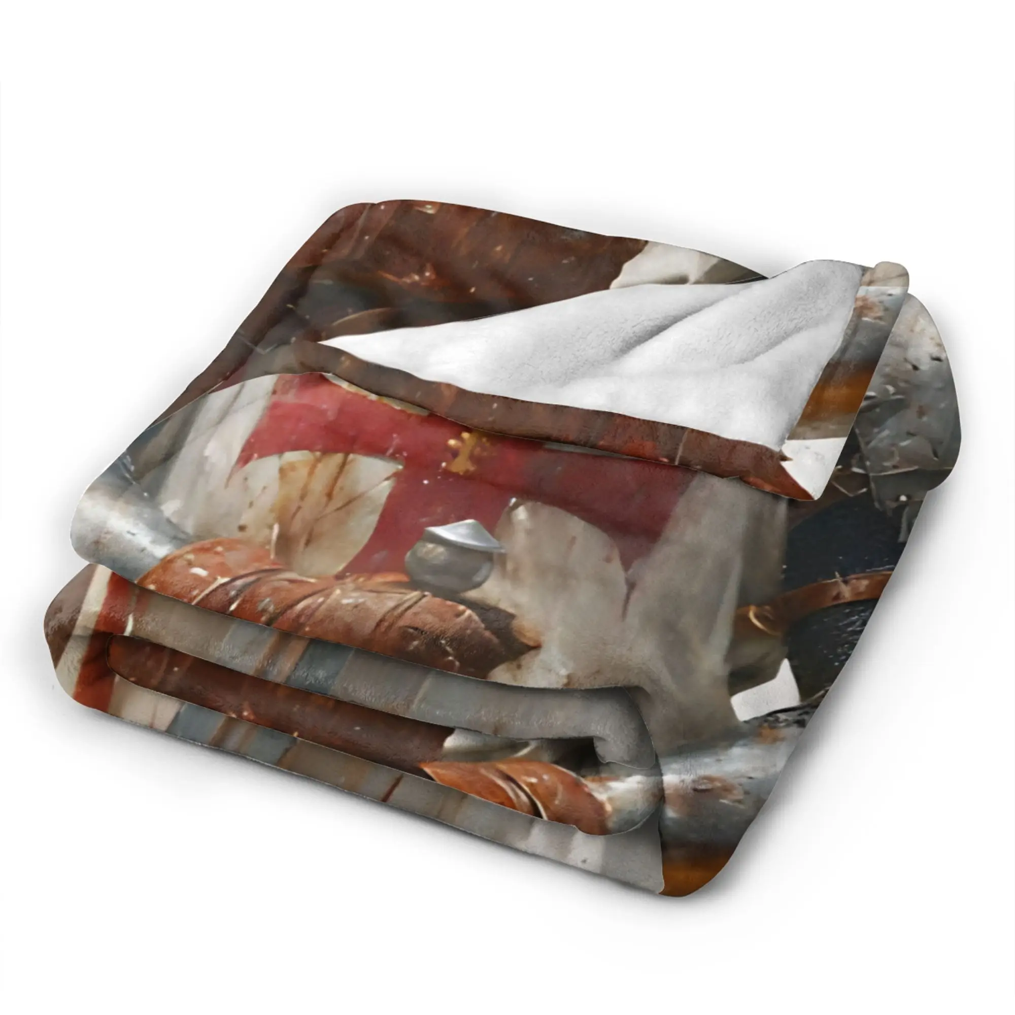 Knights Templar Cross Art Blankets Quality Soft Warm  Bedding Throws Winter Girls Boys Outdoor Graphic Bedspread