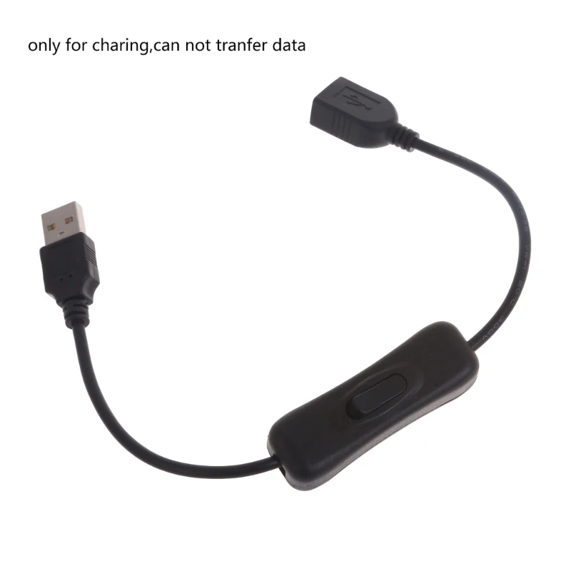 Cable USB 30cm con interruptor encendido/apagado, Cable extensión, línea alimentación ventilador USB, envío