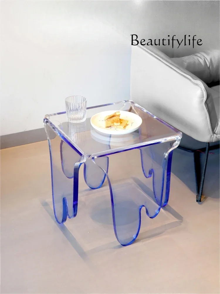 

Acrylic coffee table transparent sofa corner table creative simple clothing shop coffee shop table