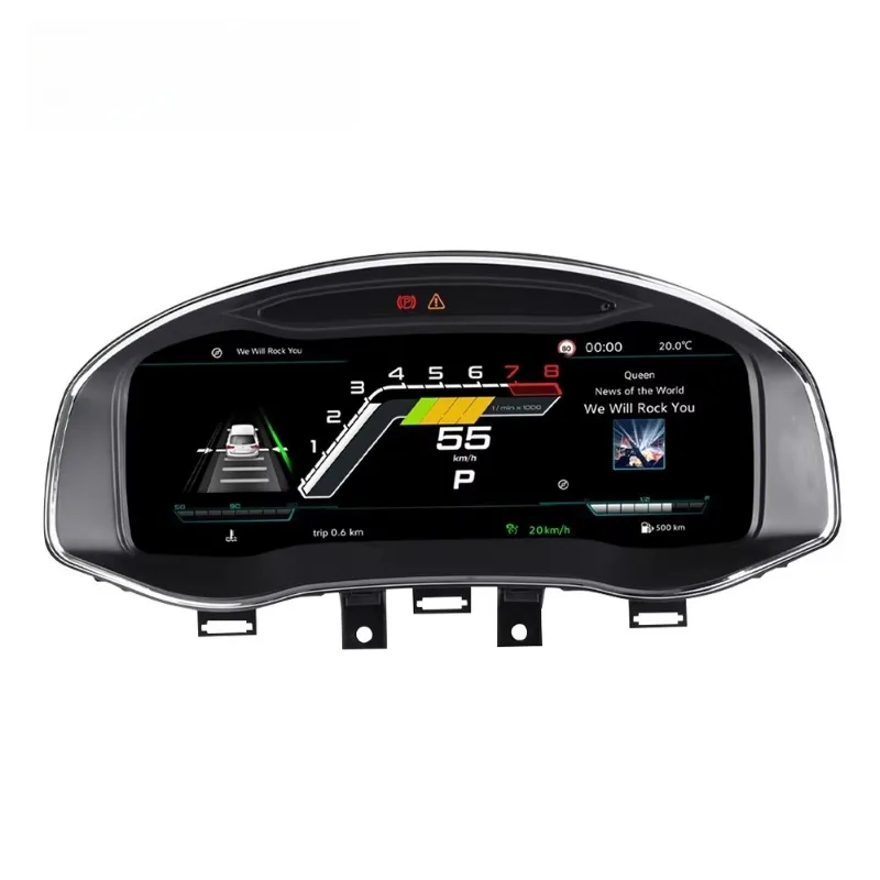12.3 Inch Digital Instrument Cluster Linux System Plug‑Play Car Modified Dashboard For B7 CC Series Vehicle Upgrade