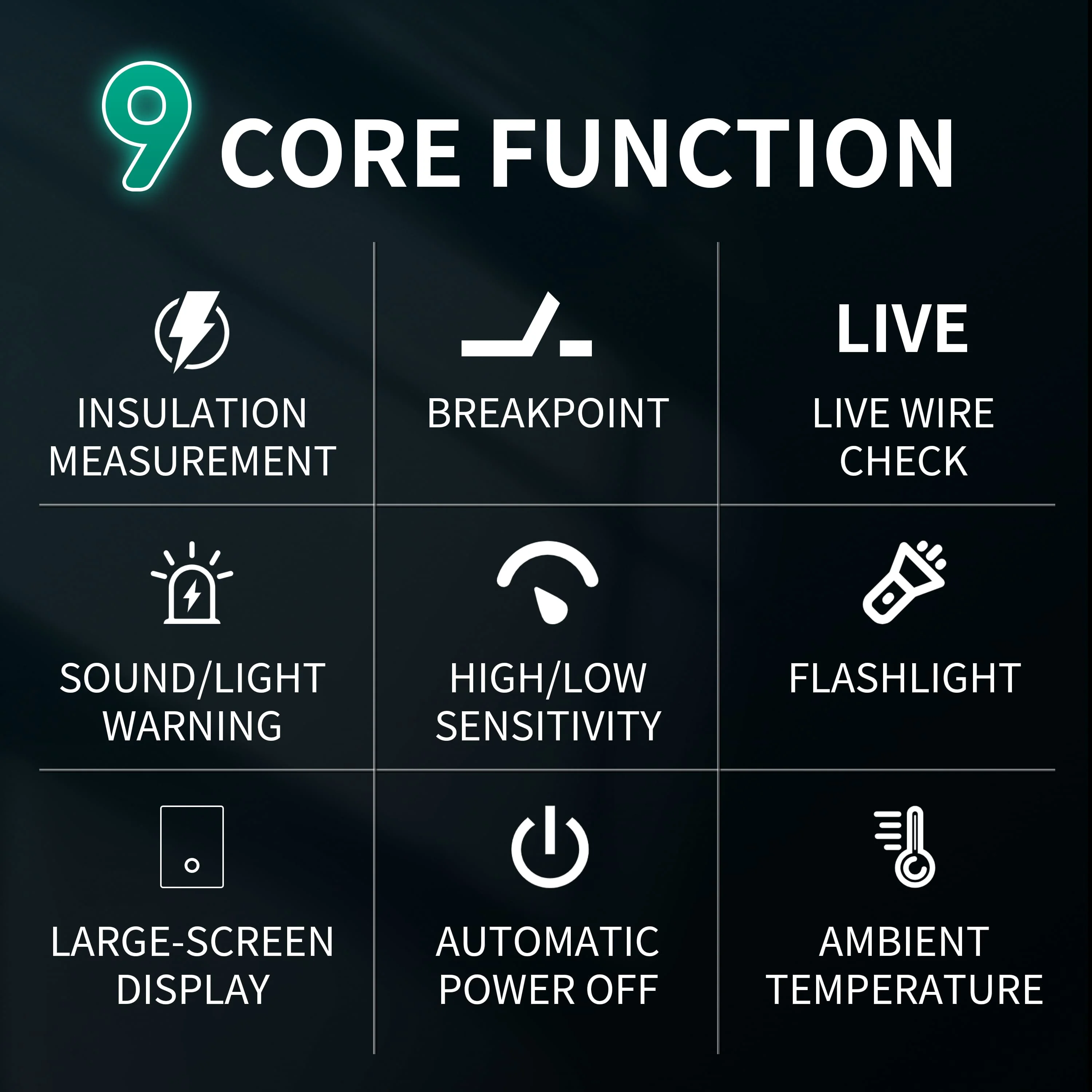 MASTFUYI FY18S ปากกาตรวจจับแรงดันไฟฟ้าแบบไม่สัมผัส - มาตรฐานความปลอดภัย CAT III 1000V, ปรับความไวได้, จอ LCD, เครื่องหาจุดขาดของสายไฟ