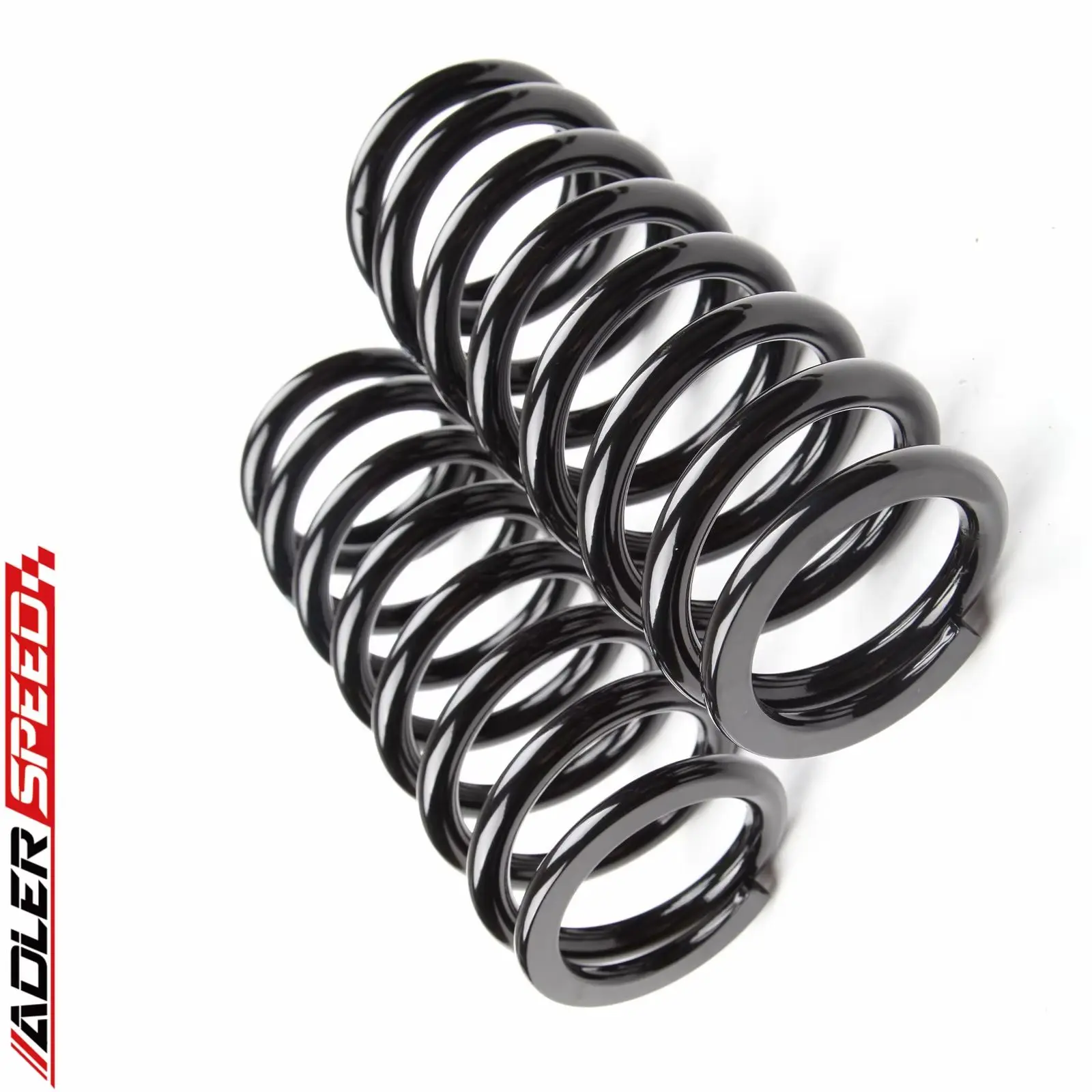 ADLERSPEED 2PCS Custom Coilovers Coil Springs 8kg / 62mm ID / 180mm Length Black