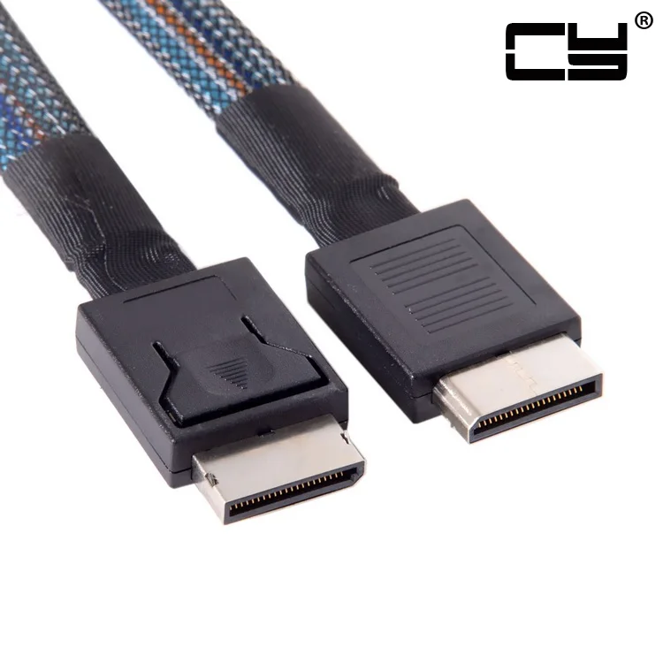 CYDZ Jimier OCuLink SFF-8611 to OCuLink PCIe PCI-Express SFF-8611 4i SSD Data Active Extending Cable 50cm