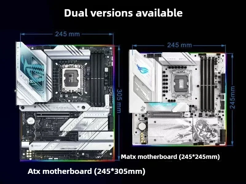 Desktop Computer Mainboard Luminous Pad 5v 3Pin ARGB AURA Sync PC Decoration Accessories
