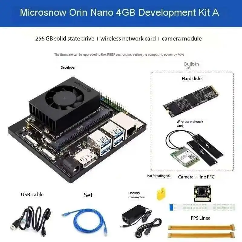 Micro snow Nvidia jetson orin nano super 4GB  AI artificial intelligence development board