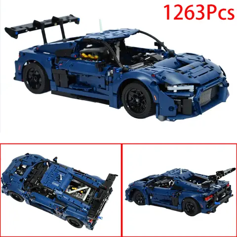 NYA Tekniska 42154 R8 LMS GT3 Super Sportbil Byggstenar Skala 1:12 Racingfordon Gör-det-själv Monteringsbil Klossar Barn Presenter 10 best sales Audi R8 Lego - №6