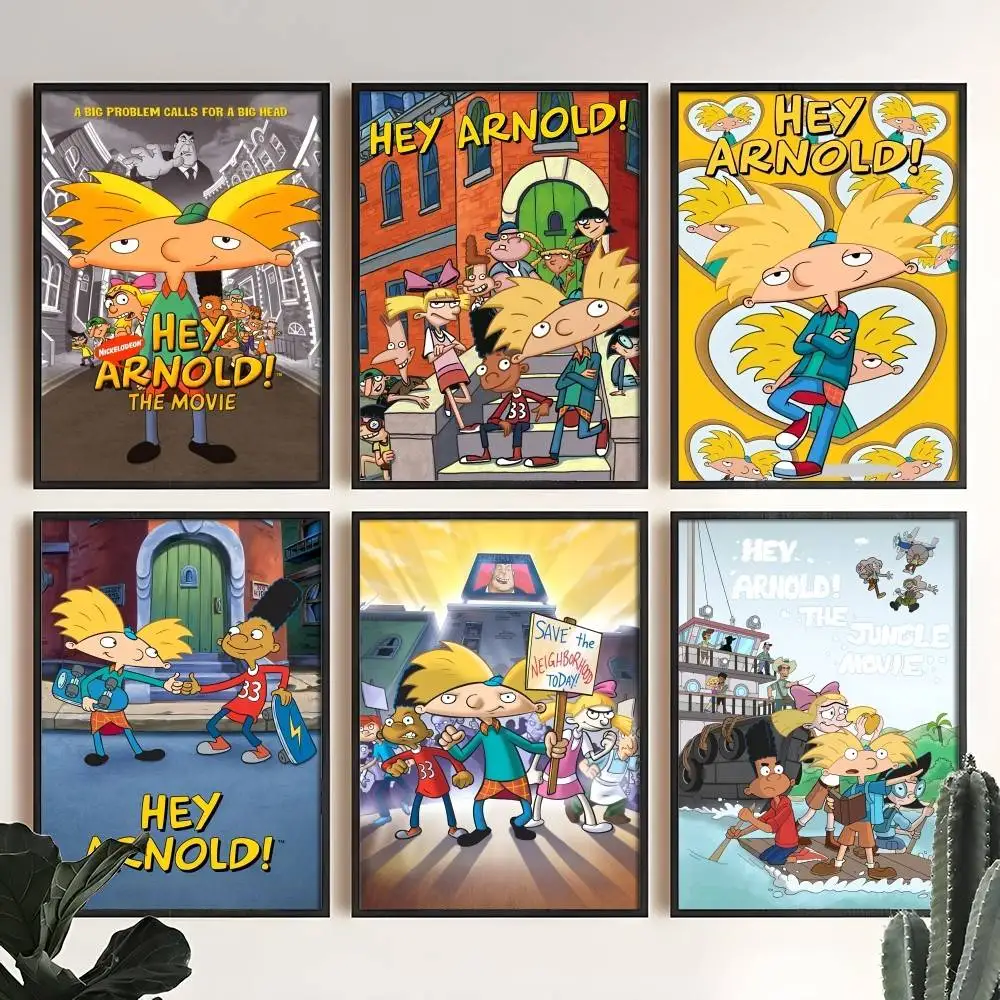 الكرتون يا أرنولد ملصق جودة عالية طباعة ديكور المنزل جدار الفن جدارية غرفة زخارف للحانات #2