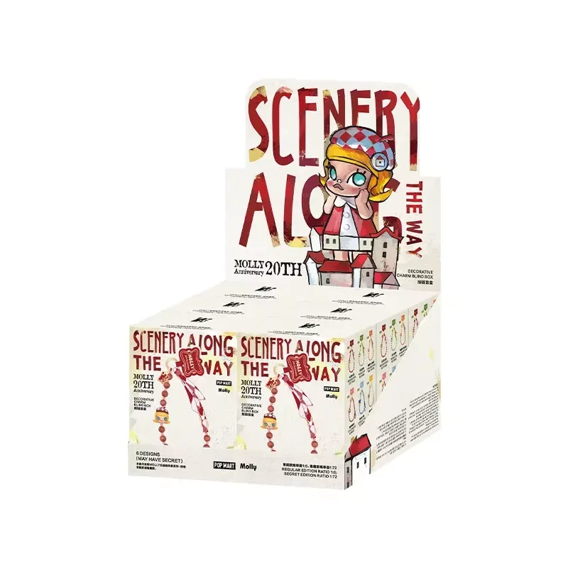 

POPMART MOLLY Серия «Пейзажи на пути» к 20-летию: Декоративный шарм, Сюрприз-бокс, Загадочная коробка, Фигурка-сюрприз