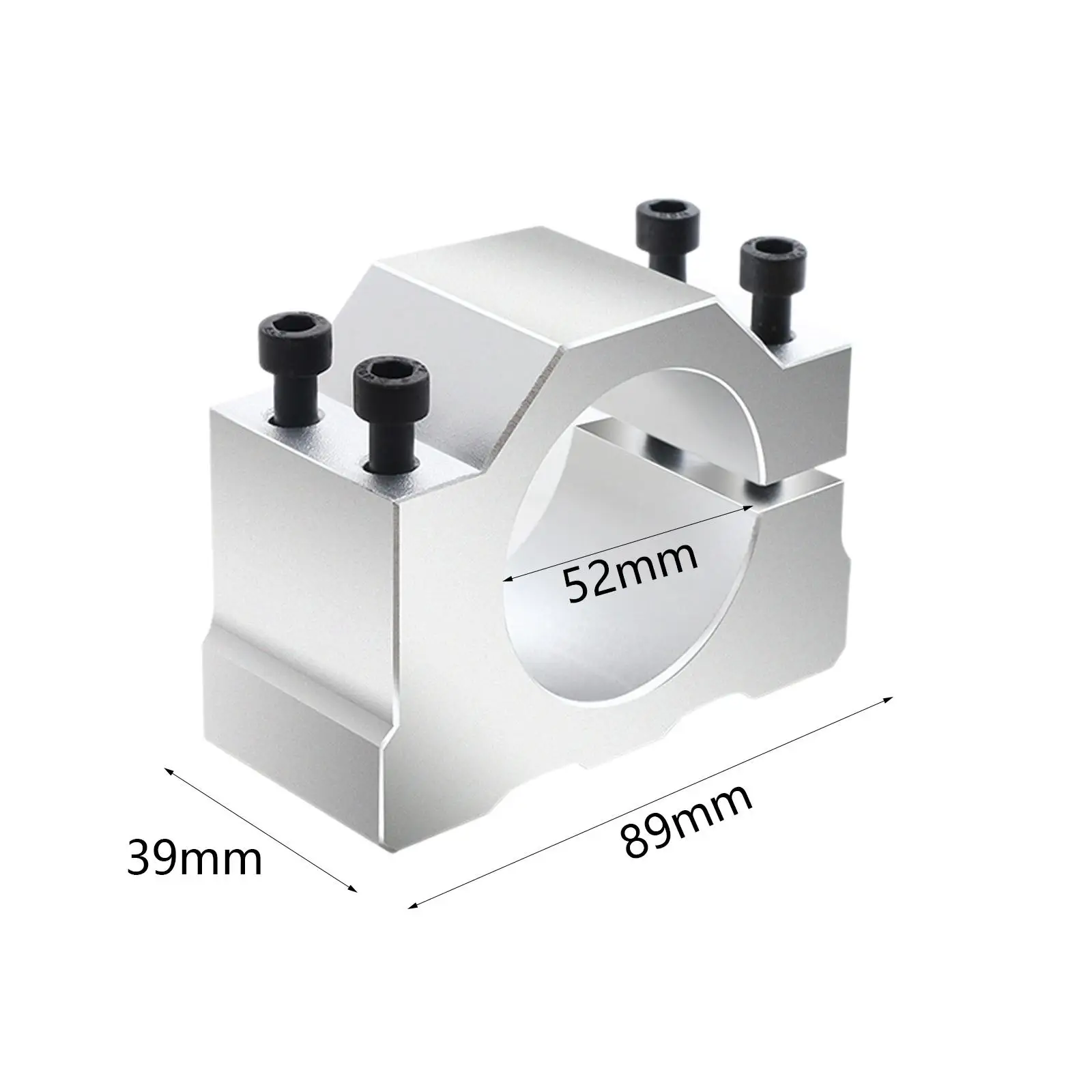 Alumínio Alloy CNC Spindle Motor Bracket, Fácil Instalação, Acessórios Profissionais, Router, Máquina De Gravura