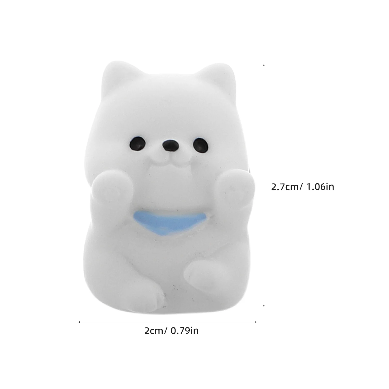 8 قطعة مصغرة الراتنج سامويد الجراء المشهد الصغير اكسسوارات الديكور DIY بها بنفسك المنزل بونساي لوحة سيارة حلية #4